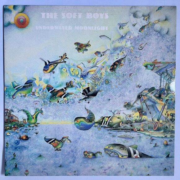 The Soft Boys – Underwater Moonlight – Used Vinyl LP Reissue 1988 Excellent C